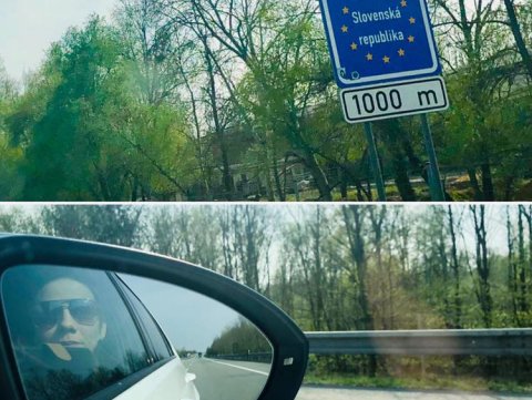 Právě přejíždíme hranice k vám na Slovensko 